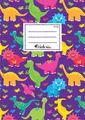Notizbuch "Dinosaurier", A5, kariert, 32 Blätter, VICTORIA