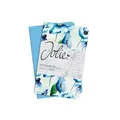 Weiteres Produktbild Notizbuch "Jolie", blau/Blumen, A6, liniert, 32 Blätter, SIGEL