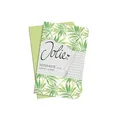 Weiteres Produktbild Notizbuch "Jolie", grün/Blätter, A6, liniert, 32 Blätter, SIGEL