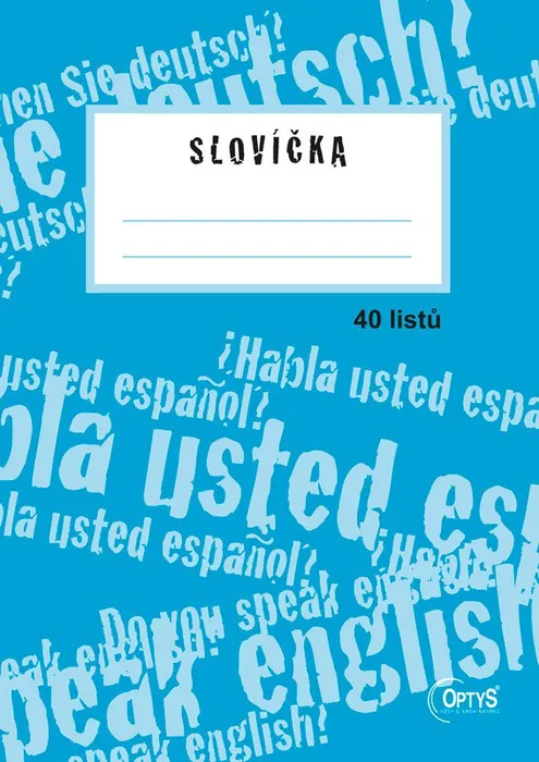 Hauptproduktbild Sešit na slovíčka A5 40 listů