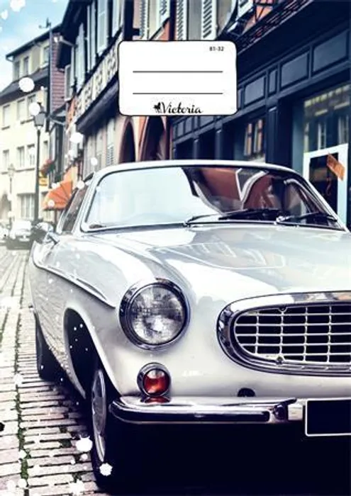 Hauptproduktbild Sešit "Oldtimer",  A4, linkovaný, 32 listů, VICTORIA