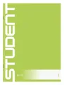 Notizbuch Student, sauber, A4, 32 Blatt, ICO