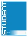 Notizbuch Student, sauber, A4, 32 Blatt, ICO
