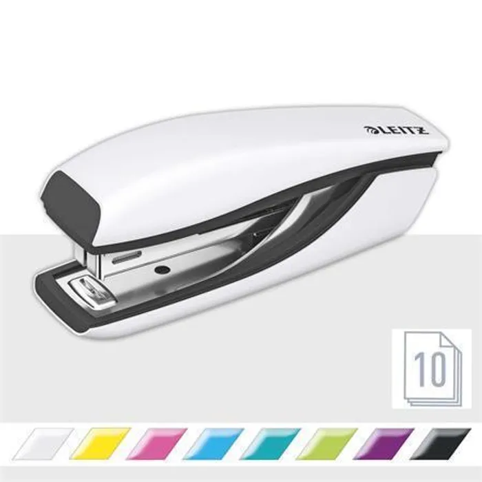 Hauptproduktbild Sešívačka "Nexxt Wow 5528", bílá, mini, No.10, 10 listů, kov, LEITZ