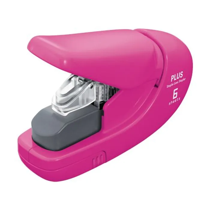 Hauptproduktbild Sešívačka PLUS Clinch mini 106AB (na 6 listů) růžová - NEPOTŘEBUJE SPONKY