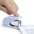 Hefter „X5 Mini Less Effort“, hellblau, 24/6, 26/6, 20 Blatt, Kunststoff RAPESCO