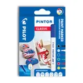 Set dekorativer Marker „Pintor F“, 6 klassische Farben, 1 mm, PILOT