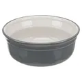 Weiteres Produktbild Set Keramikschalen im Metallständer, 2 × 0,25 l/o 13 cm, Petrol/Grau