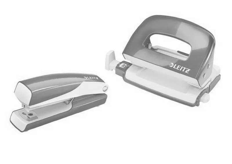 Hauptproduktbild Set mini sešívačky a děrovačky Leitz WOW, Metalická růžová