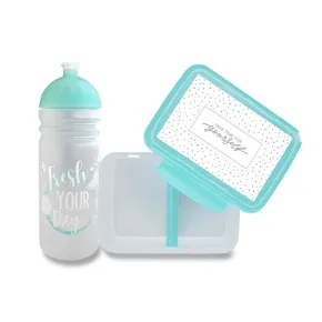 Set Zdravá lahev 0,7 l a Zdravá sváča Fresh tyrkys