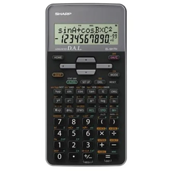 Hauptproduktbild Sharp Kalkulačka EL-531THGY, černá, školní