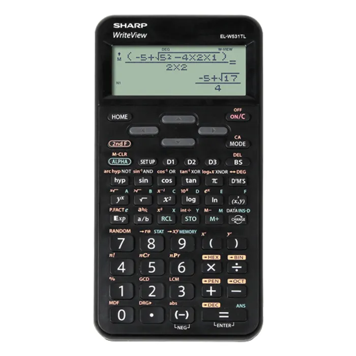 Hauptproduktbild Sharp Kalkulačka EL-W531TL, černá, vědecká, bodový displej, plastový kryt
