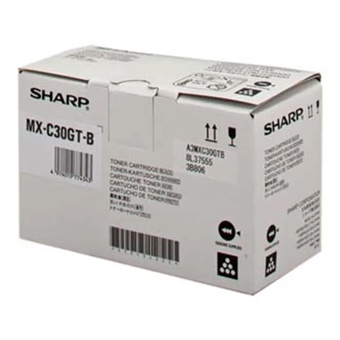 Hauptproduktbild Sharp originální toner MX-C30GTB, black, 6000str., Sharp MX-C250FE, C300WE, O