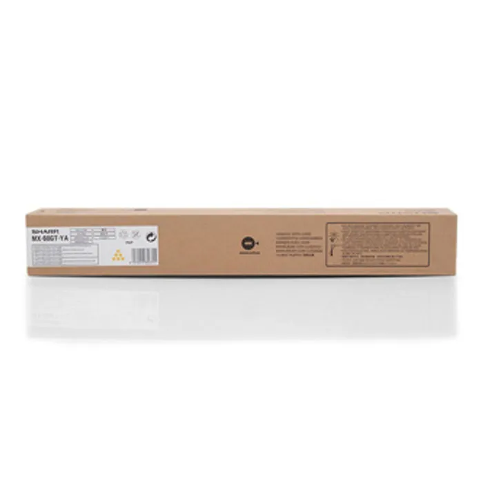 Hauptproduktbild Sharp originální toner MX61GTYA, yellow, 24000str., Sharp MX-3050N/3060N/3070N/3550N/3560