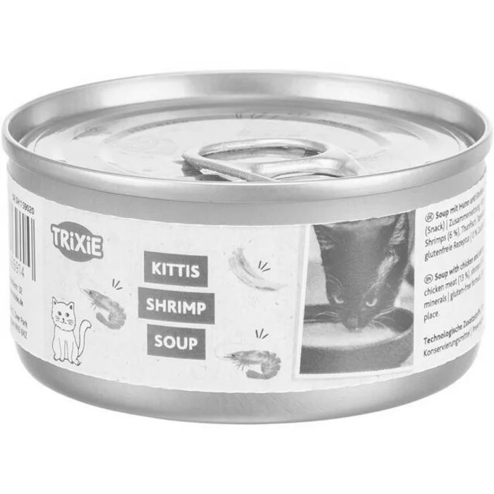 Hauptproduktbild Shrimp Soup krevety & kuře - tekutý pamlsek pro kočky, (BAL 4 x 80 g)