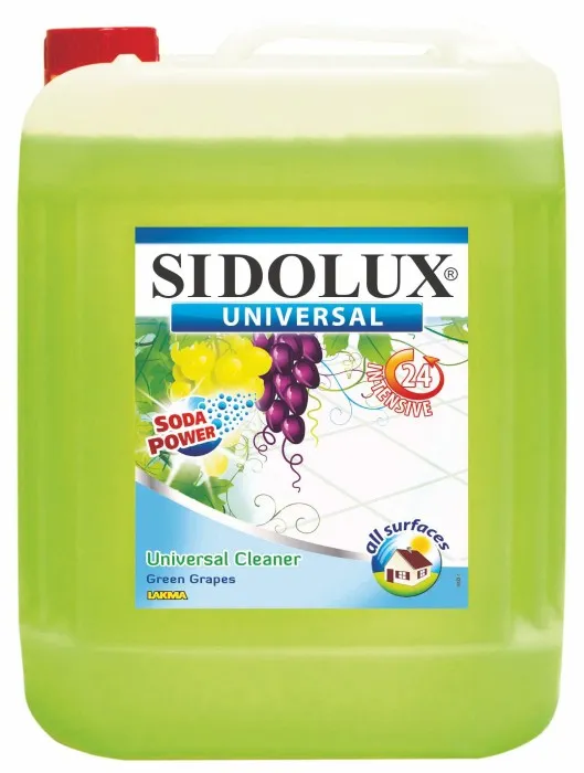 Hauptproduktbild Sidolux Universal Soda Zelené hrozny mycí prostředek na podlahy 5l