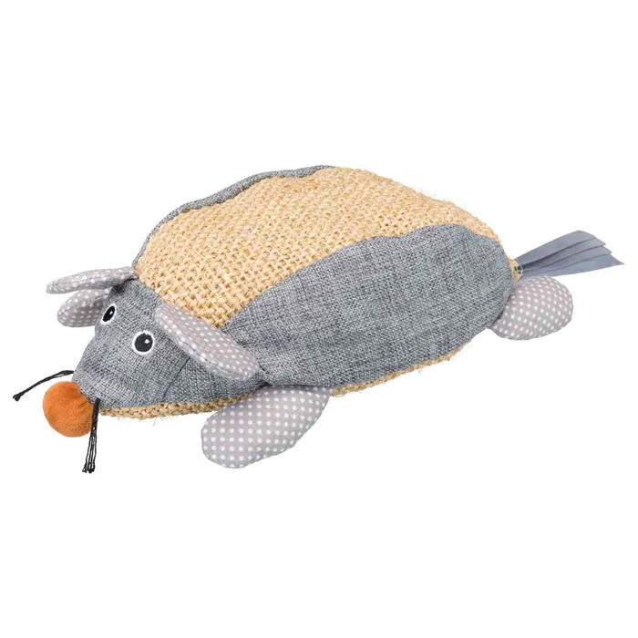 Hauptproduktbild Sisalová myš, sisal/látka 30 cm přírodní/šedá