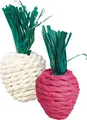 Sisal-Rettich weiß und rot 8 cm (2 Stück)