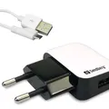 Weiteres Produktbild Netzladegerät, micro USB, universell, 1000 mAh, SANDBERG, weiß
