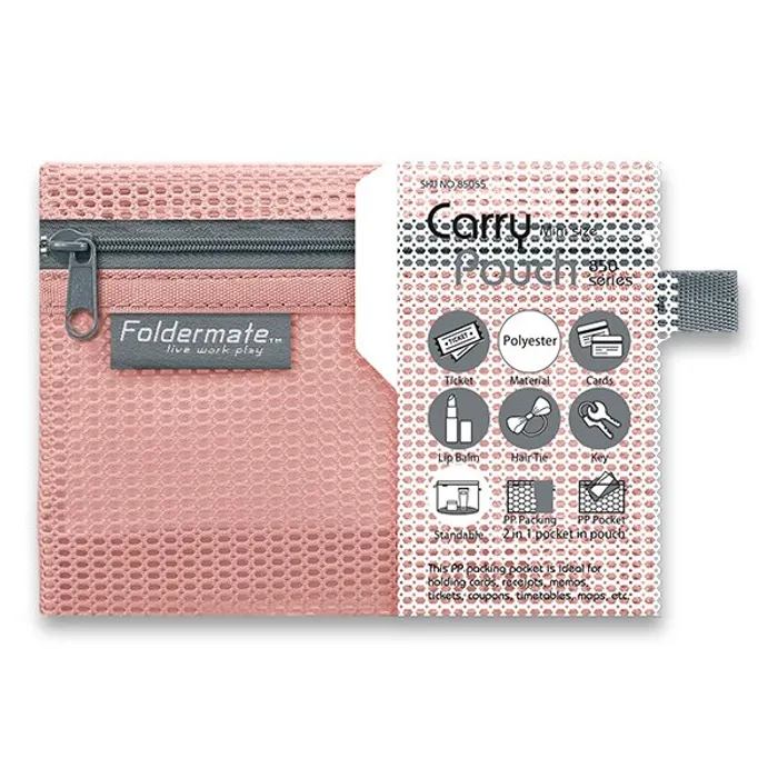 Hauptproduktbild Síťovaná plastová obálka Foldermate Pop Gear Mini, růžová