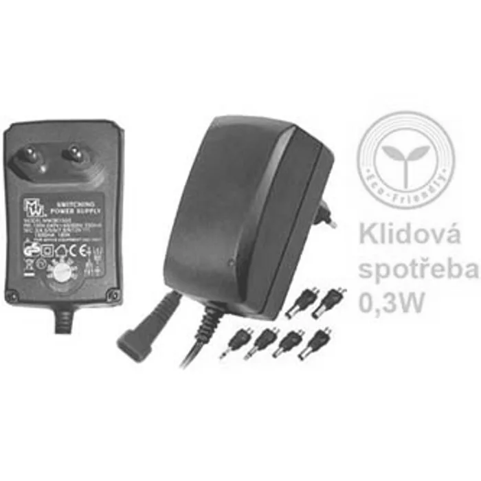 Hauptproduktbild Síťový adaptér, 220V (el.síť), 3-12V, 2250mA, univerzální, spínaný