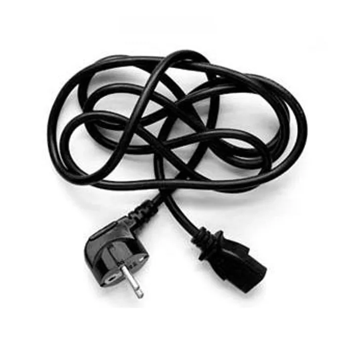 Hauptproduktbild Síťový kabel 230V napájecí, CEE7 (vidlice)-C13, 3m, VDE approved, černý, Logo