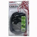 Weiteres Produktbild Netzkabel 23 Netzkabel, CEE7 (Stecker)-C13, 3m, VDE approved, schwarz, Logo
