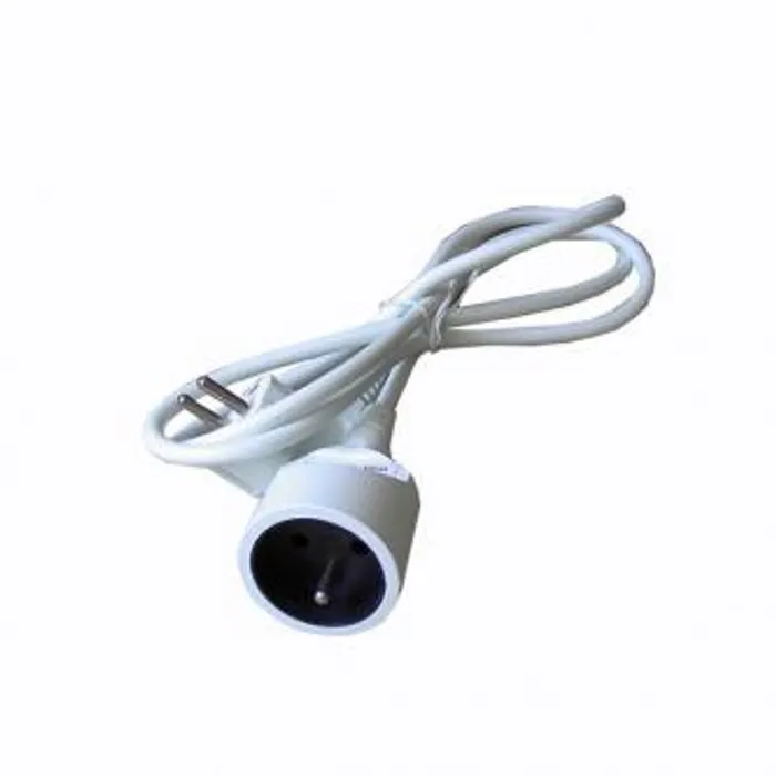 Hauptproduktbild Síťový kabel 230V prodlužovací, CEE7 (vidlice)-zásuvka, 5m, VDE approved, bílá