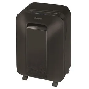 Aktenvernichter „Microshred LX201“, schwarz, Kreuzschliff, 11 Blatt, FELLOWES