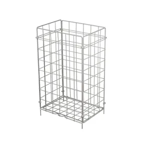 Papierkorb aus Metall faltbar weiß 50L [1 St.]