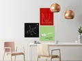 Weiteres Produktbild Glasmagnettafel 60x40 cm – rot