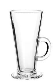 Caffé Latte Glas, mit Deckel, 25 cl, 6 Stk