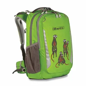Schulrucksack Boll School Mate Artwork 20 Erdmännchen Limette
