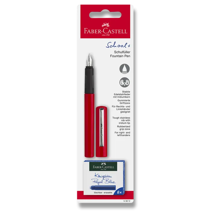 Hauptproduktbild Školní bombičkové pero červená Faber Castell 149812