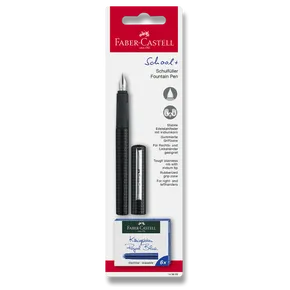 Blauer Kugelschreiber von Faber-Castell