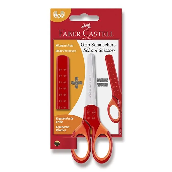 Hauptproduktbild Školní nůžky Faber-Castell červené