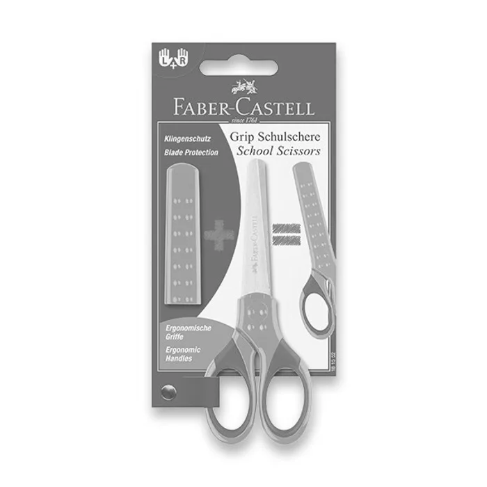 Hauptproduktbild Školní nůžky Faber-Castell zelené