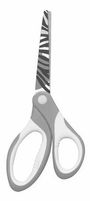 Hauptproduktbild Školní nůžky KEYROAD Tattoo, 18cm, Zebra