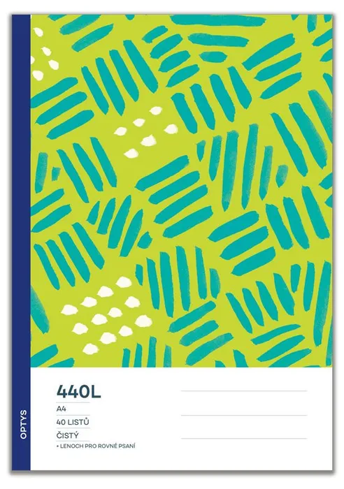Hauptproduktbild Školní sešit 440, čistý, s integrovaným lenochem, razítko