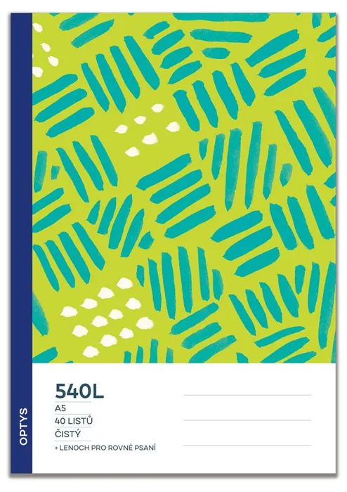 Hauptproduktbild Školní sešit 540, čistý, s integrovaným lenochem, razítko