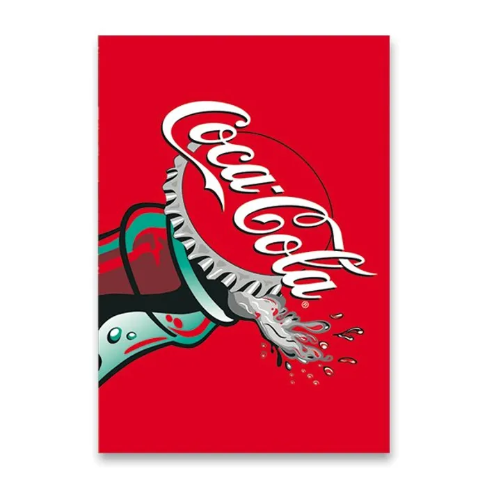 Hauptproduktbild Školní sešit Coca Cola 2024 A4, linkovaný, 40 listů, mix motivů