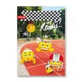 Schulheft Emoji A4, liniert, 40 Blatt, Motivmix