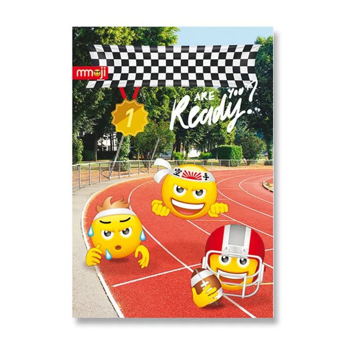 Hauptproduktbild Školní sešit Emoji A4, linkovaný, 40 listů, mix motivů