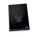 Weiteres Produktbild Schulheft Pigna Monocromo Black A5, liniert, Motivmix