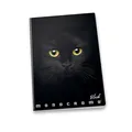 Weiteres Produktbild Schulheft Pigna Monocromo Black A5, liniert, Motivmix