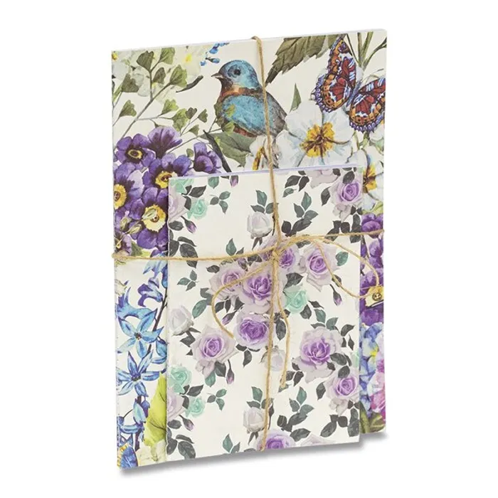 Hauptproduktbild Školní sešit Pigna Nature Flowers sada 2 ks, linkovaný, 32 listů, mix motivů