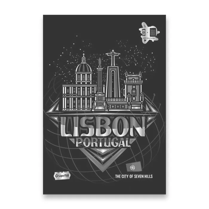 Hauptproduktbild Školní sešit Premium Metallic Cities A4, linkovaný, 40 listů, mix motivů