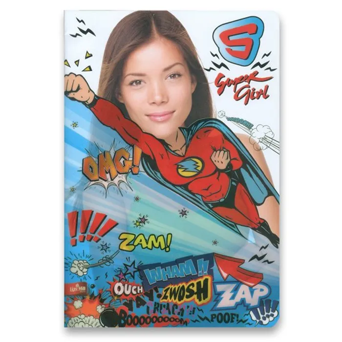 Hauptproduktbild Školní sešit Superhero A4, linkovaný, 40 listů, mix motivů