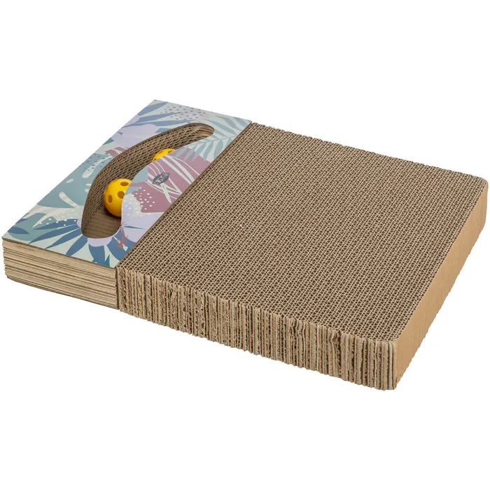 Hauptproduktbild Škrabací karton s hračkou 38 x 30 cm bílý