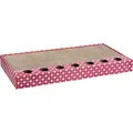 Kratzbrett mit Spielzeug 48 x 25 cm rosa